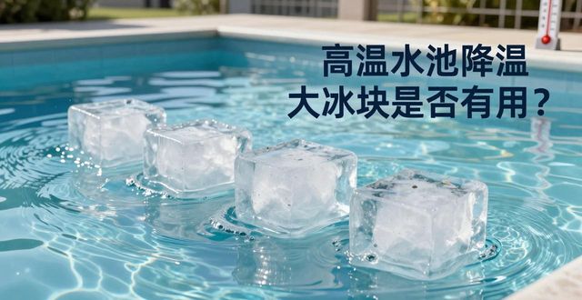 大冰块游泳池降温效果_武汉江汉高温水池降温大冰块_冰块降温实际应用分析